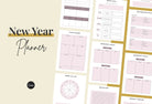 Ladystrategist New Year Canva Planner Template instagram canva templates social media templates etsy free canva templates
