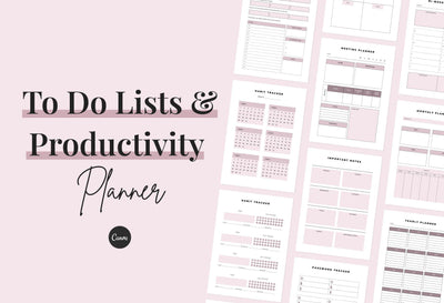 Ladystrategist To Do Lists And Productivity Planner Canva Template instagram canva templates social media templates etsy free canva templates