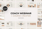 Ladystrategist 99 Page Coach Course Creator & Webinar Deck - Fully Editable Canva Template instagram canva templates social media templates etsy free canva templates