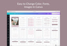 Ladystrategist Budget Planner Canva Template instagram canva templates social media templates etsy free canva templates