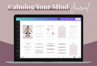 Ladystrategist Calming Your Mind Journal Canva Template instagram canva templates social media templates etsy free canva templates