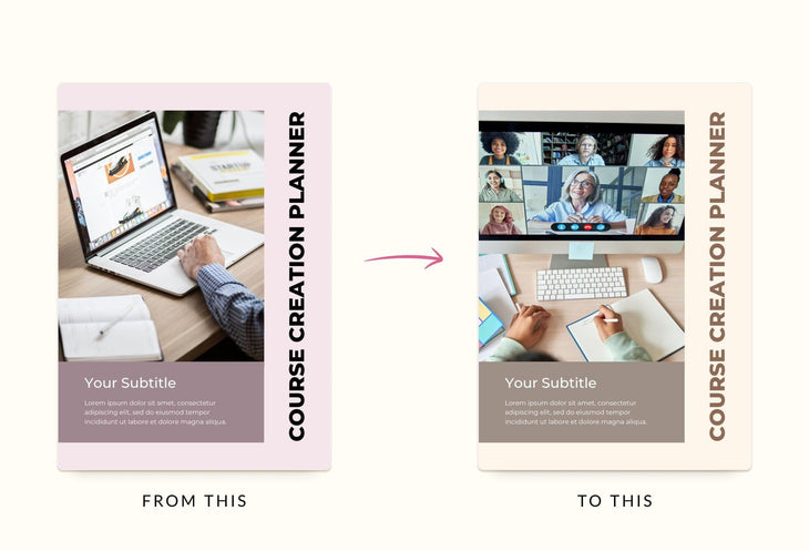 Ladystrategist Course Creation Planner Canva Template instagram canva templates social media templates etsy free canva templates