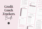 Ladystrategist Credit Coach Trackers Bundle Canva Template instagram canva templates social media templates etsy free canva templates