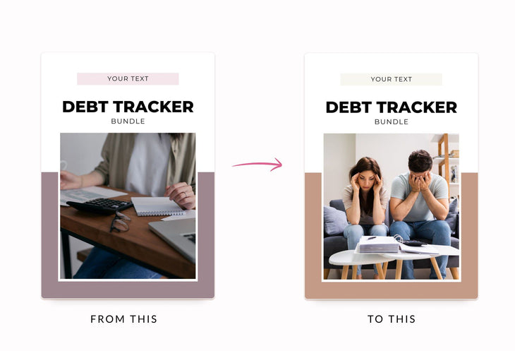 Ladystrategist Debt Trackers Canva Template instagram canva templates social media templates etsy free canva templates