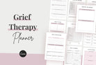 Ladystrategist Grief Therapy Planner Canva Template instagram canva templates social media templates etsy free canva templates