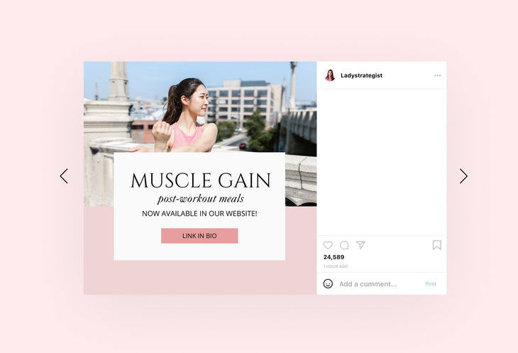 Ladystrategist Sweet Pink Facebook Group Posts Templates instagram canva templates social media templates etsy free canva templates