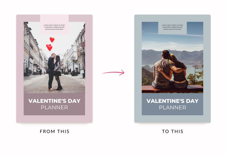 Ladystrategist Valentines Day Journal Canva Template instagram canva templates social media templates etsy free canva templates