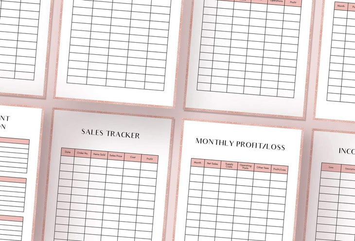 Ladystrategist 10 Page Financial Printable and Customizable Planner Canva Template instagram canva templates social media templates etsy free canva templates