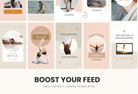 Ladystrategist 20 Bohemian Instagram Reel Covers Wellness Canva Templates instagram canva templates social media templates etsy free canva templates
