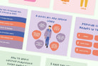 Ladystrategist 20 Fashion Lists Instagram Posts - Fully Editable Canva Templates instagram canva templates social media templates etsy free canva templates