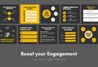 Ladystrategist 20 Fitness Tips and Infographics - Instagram Engagement Posts - Fully Editable Canva Templates instagram canva templates social media templates etsy free canva templates