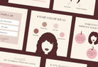 Ladystrategist 20 Hairstyle Tips and Infographics - Instagram Engagement Posts - Fully Editable Canva Templates instagram canva templates social media templates etsy free canva templates
