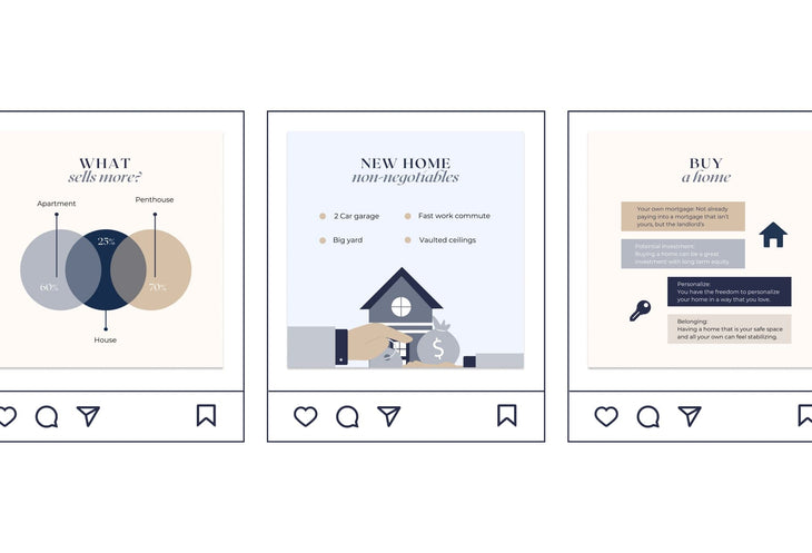 Ladystrategist 20 Real Estate Infographics Instagram Engagement Posts Fully Editable Canva Templates instagram canva templates social media templates etsy free canva templates