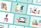 Ladystrategist 20 Unique Education Illustrations Fully Editable in Canva Pack 02 instagram canva templates social media templates etsy free canva templates