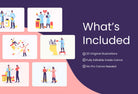 Ladystrategist 20 Unique Health Illustrations Fully Editable in Canva Pack 02 instagram canva templates social media templates etsy free canva templates