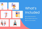 Ladystrategist 20 Unique Mental Health Illustrations Fully Editable in Canva V2 instagram canva templates social media templates etsy free canva templates