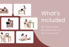 Ladystrategist 20 Unique Mompreneur Illustrations Fully Editable in Canva instagram canva templates social media templates etsy free canva templates