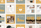 Ladystrategist 20 Wedding Infographics Instagram Posts Fully Editable Canva Templates V3 instagram canva templates social media templates etsy free canva templates