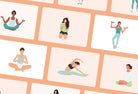 Ladystrategist 20 Wellness and Lifestyle Illustrations - Fully Editable in Canva instagram canva templates social media templates etsy free canva templates