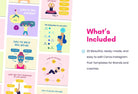 Ladystrategist 20 Wellness Lists Instagram Posts - Fully Editable Canva Templates instagram canva templates social media templates etsy free canva templates