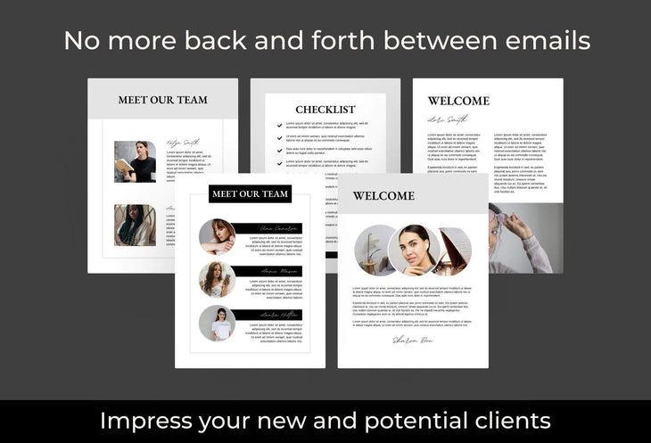 Ladystrategist 21 Page Client Welcome Packet for Coaches Editable Canva Template Soho Collection instagram canva templates social media templates etsy free canva templates