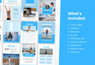 Ladystrategist 21 Page Workout Program Ebook Navagio Canva Templates instagram canva templates social media templates etsy free canva templates