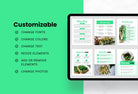 Ladystrategist 25 Page Nutrition Recipe Ebook Seafoam Editable Canva Templates instagram canva templates social media templates etsy free canva templates