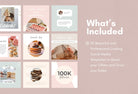 Ladystrategist 30 Bakery Instagram Post Canva Templates instagram canva templates social media templates etsy free canva templates