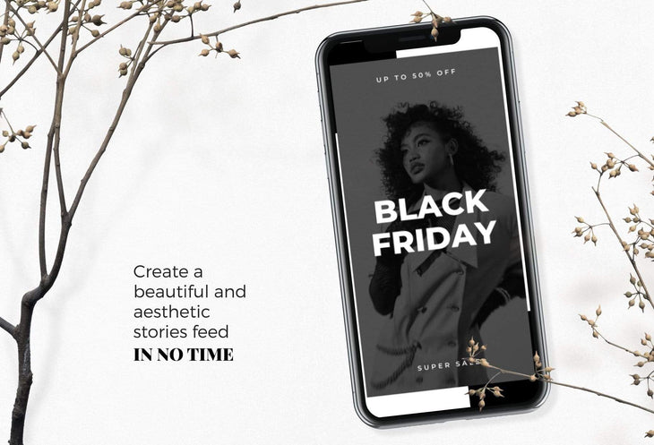 Ladystrategist 30 Black Friday Instagram Promo Stories Canva Templates V4 instagram canva templates social media templates etsy free canva templates