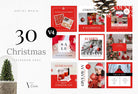 Ladystrategist 30 Christmas Instagram Post Canva Templates V4 instagram canva templates social media templates etsy free canva templates