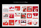 Ladystrategist 30 Christmas Instagram Post Canva Templates V4 instagram canva templates social media templates etsy free canva templates