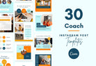 Ladystrategist 30 Coach Instagram Post Canva Templates instagram canva templates social media templates etsy free canva templates