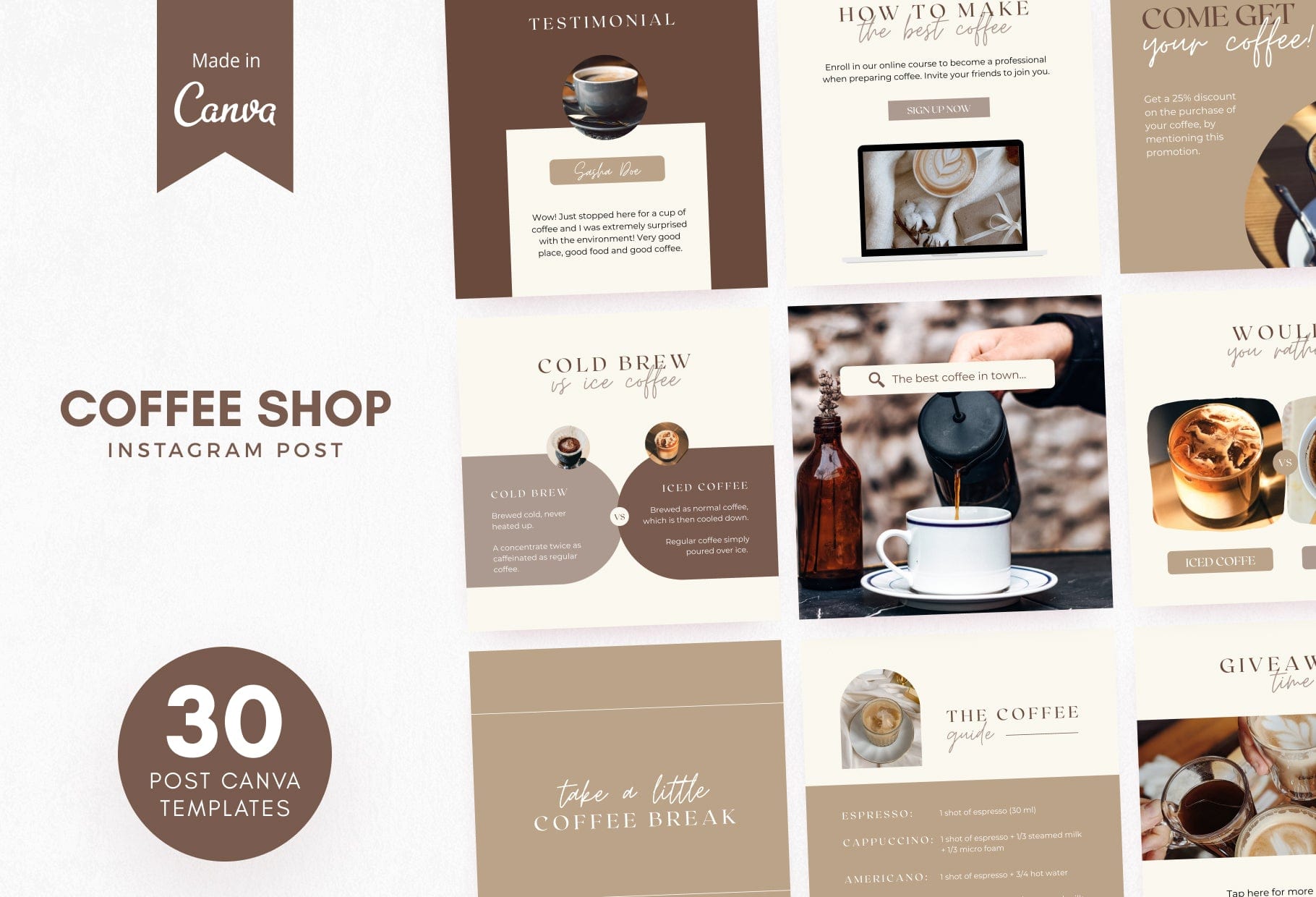 Coffee Product Ads Template