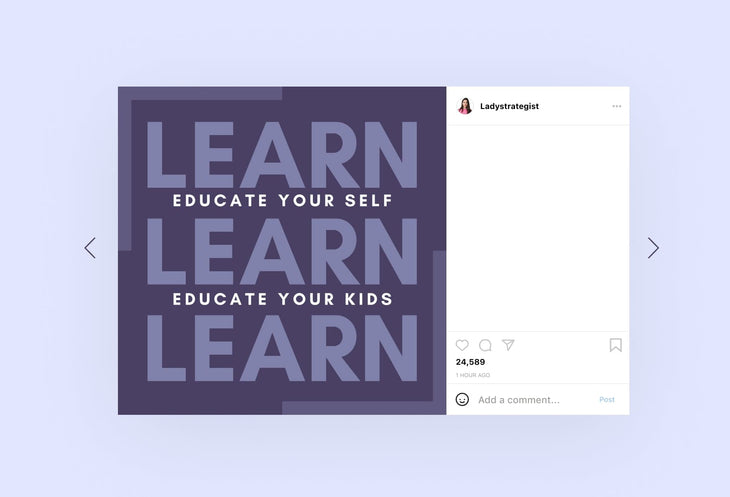 Ladystrategist 30 Education Instagram Post Canva Templates V2 instagram canva templates social media templates etsy free canva templates