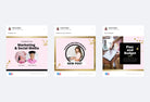 Ladystrategist 30 Facebook Post Canva Templates instagram canva templates social media templates etsy free canva templates