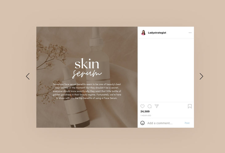 Ladystrategist 30 Facials Instagram Engagement Post Canva Templates instagram canva templates social media templates etsy free canva templates