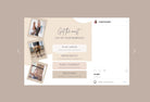 Ladystrategist 30 Fitness Instagram Post Canva Templates instagram canva templates social media templates etsy free canva templates