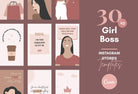 Ladystrategist 30 Girl Boss Instagram Stories - Editable Canva Template Pack 02 instagram canva templates social media templates etsy free canva templates