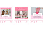 Ladystrategist 30 Home Organization Instagram Post Canva Templates V2 instagram canva templates social media templates etsy free canva templates