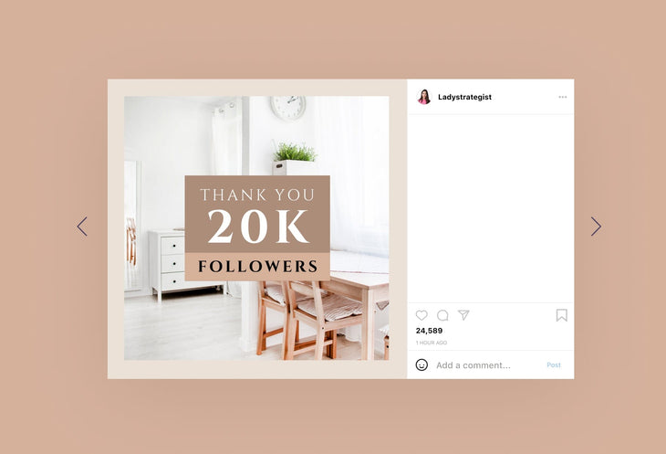 Ladystrategist 30 Interior Designer Instagram Post Canva Templates V2 instagram canva templates social media templates etsy free canva templates