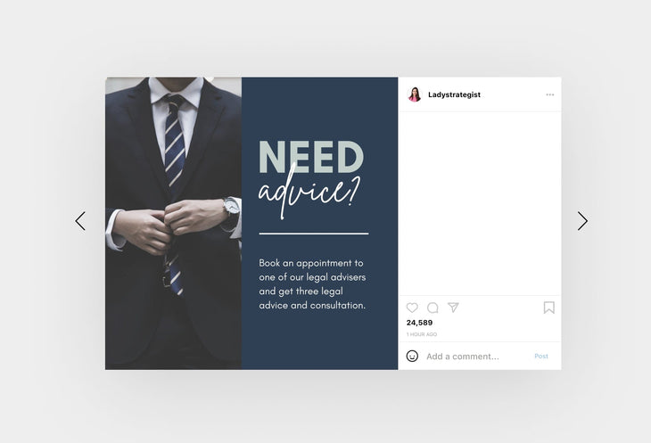 Ladystrategist 30 Law Instagram Post Canva Templates V2 instagram canva templates social media templates etsy free canva templates