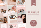 Ladystrategist 30 Makeup Instagram Post Canva Templates instagram canva templates social media templates etsy free canva templates