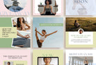Ladystrategist 30 Meditation Instagram Post Canva Templates instagram canva templates social media templates etsy free canva templates