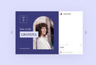 Ladystrategist 30 Mindset Instagram Post Canva Templates V2 instagram canva templates social media templates etsy free canva templates