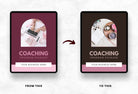 Ladystrategist 30-Page Coaching Program Package Canva Template Amaranth Style instagram canva templates social media templates etsy free canva templates