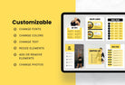 Ladystrategist 30 Page Fitness Program Template Samantha Editable Canva Templates instagram canva templates social media templates etsy free canva templates
