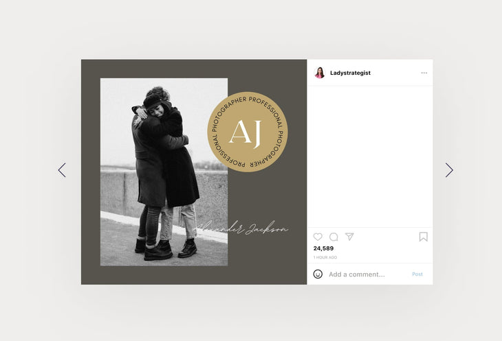 Ladystrategist 30 Photographers Instagram Post Canva Templates V2 instagram canva templates social media templates etsy free canva templates