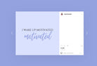 Ladystrategist 30 Positive Affirmations Instagram Post Canva Templates instagram canva templates social media templates etsy free canva templates