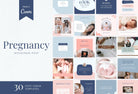 Ladystrategist 30 Pregnancy Instagram Post Canva Templates instagram canva templates social media templates etsy free canva templates