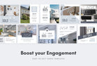 Ladystrategist 30 Real Estate Just Sold - Instagram Post Canva Templates instagram canva templates social media templates etsy free canva templates